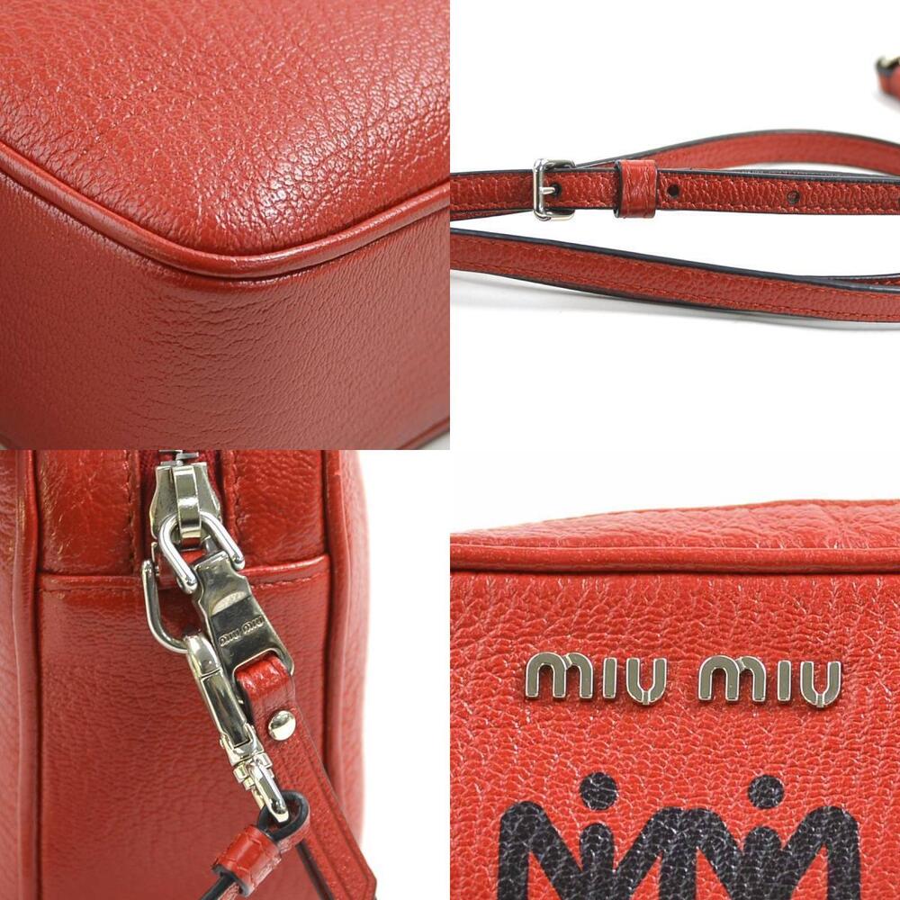 Miu MIu shoulder bag leather red - Picture 4 of 5
